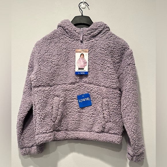 Mondetta Youth 1/2 Zip Pullover Top, Size L 14/16 - Picture 6 of 6